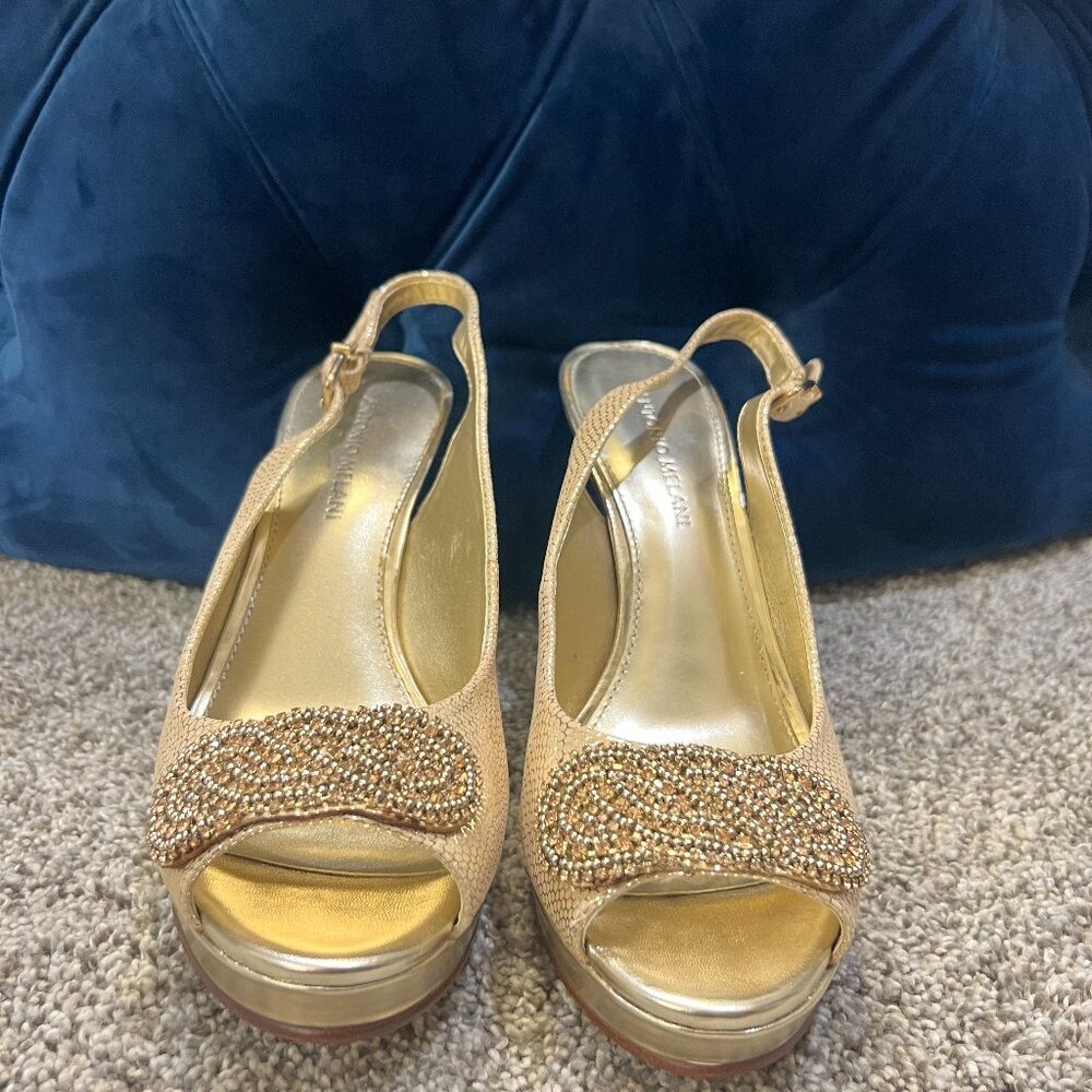 Gold Antonio Melani Pumps